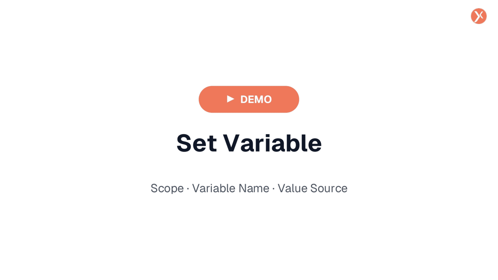 Set Variable Demo