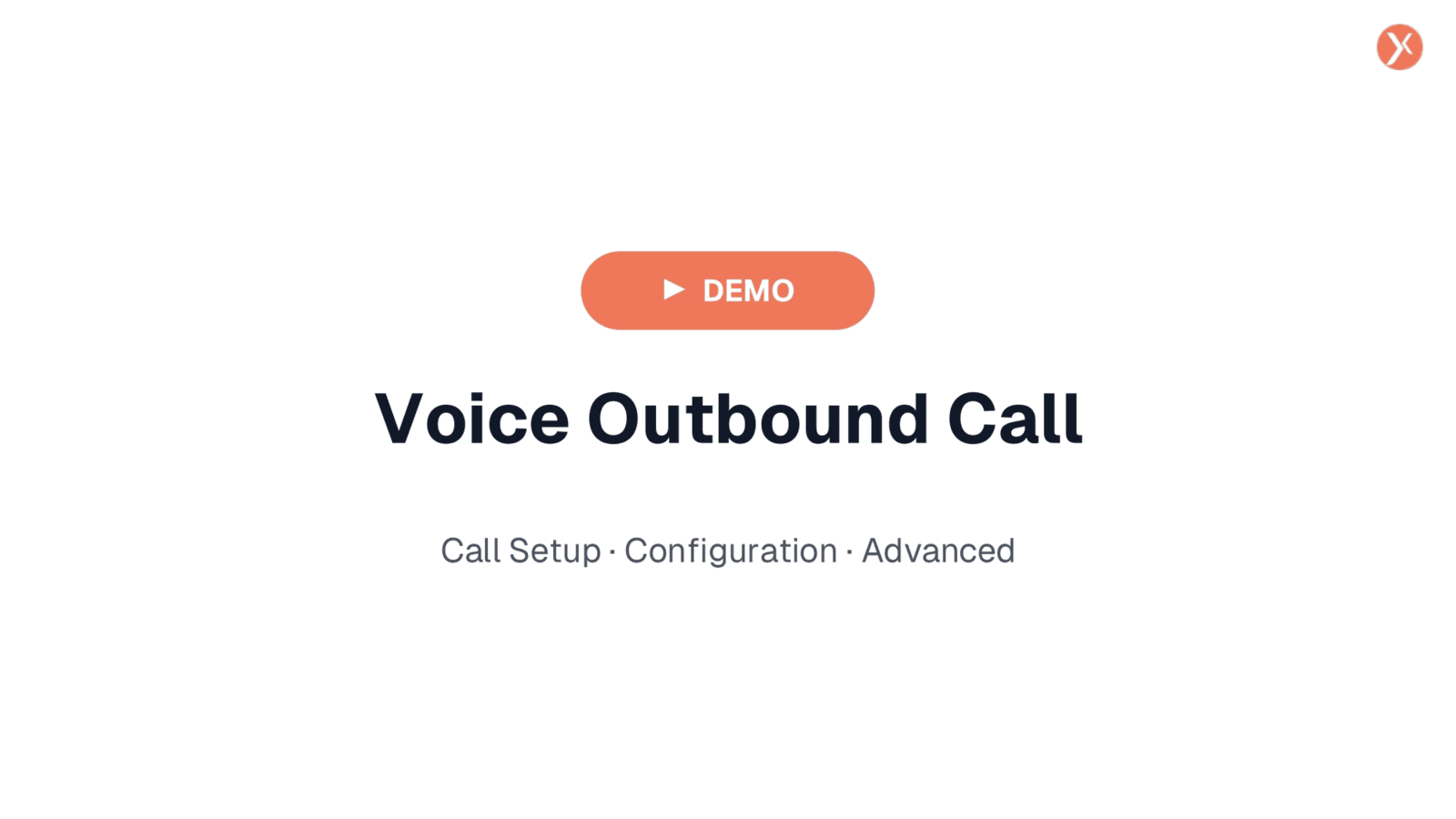 Voice Outbound Call Demo