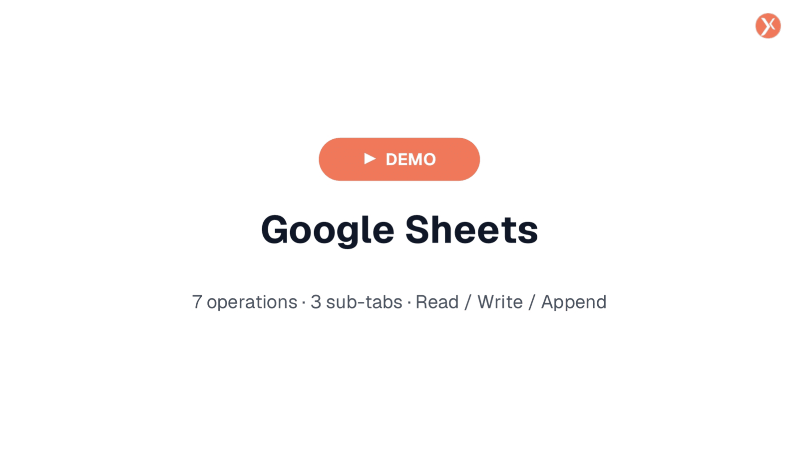 Google Sheets Operations and Sub-tabs