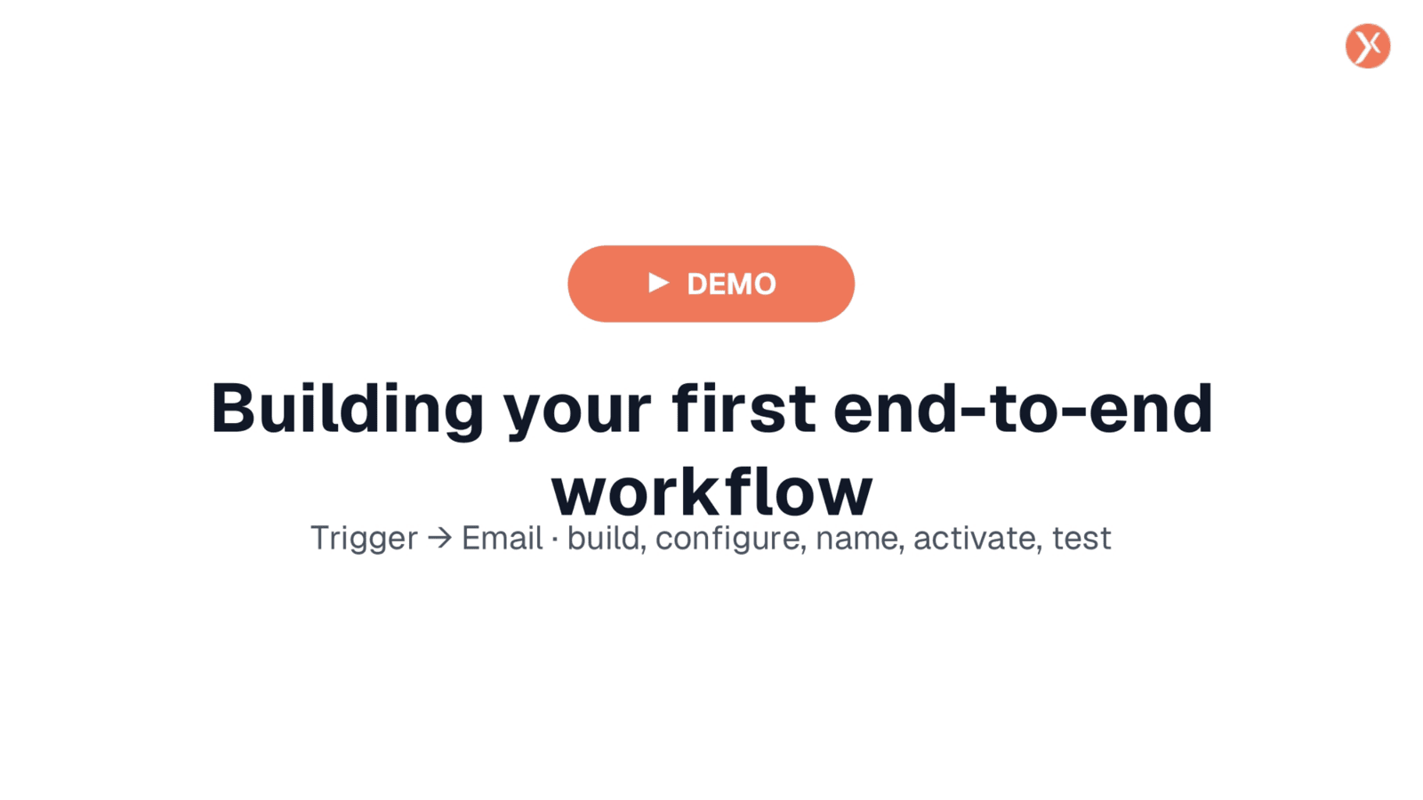 End-to-End Workflow Construction