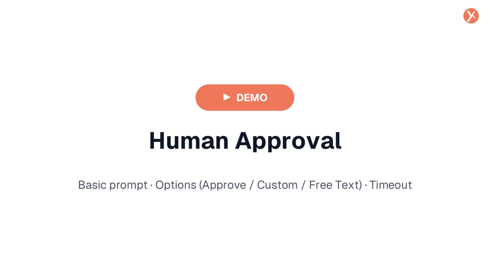 Human Approval Demo Overview