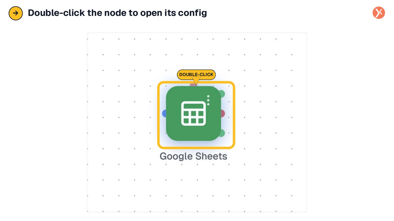 Opening the Node Configuration