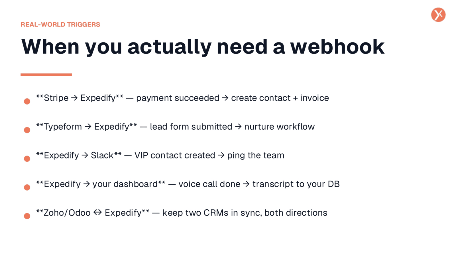 Real-World Webhook Triggers