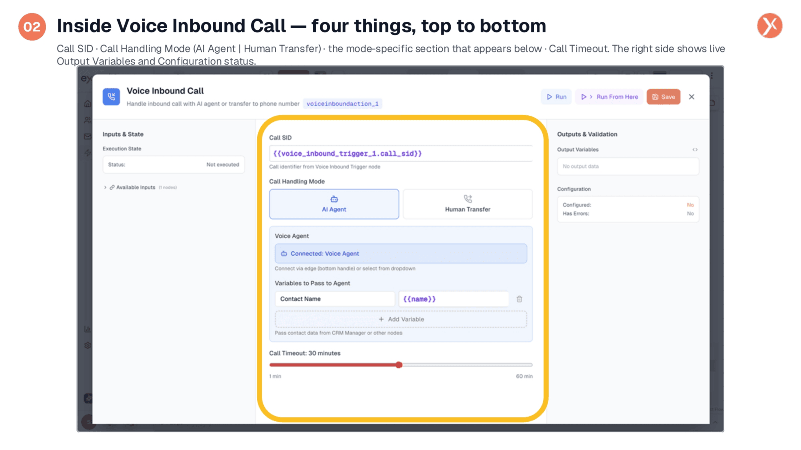 Inside Voice Inbound Call: Configuration Overview
