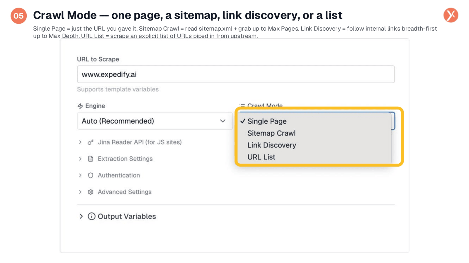 Crawl Mode: Defining Your Scraping Scope