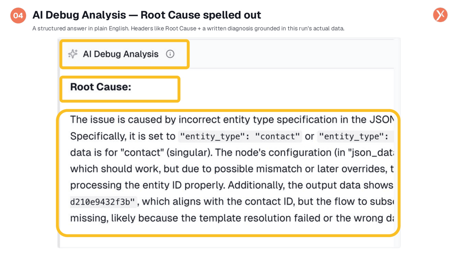 Understanding the AI's Root Cause Analysis