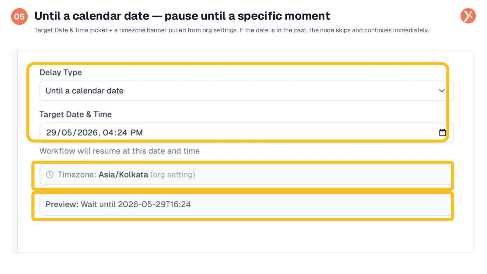 Pausing Until a Specific Date