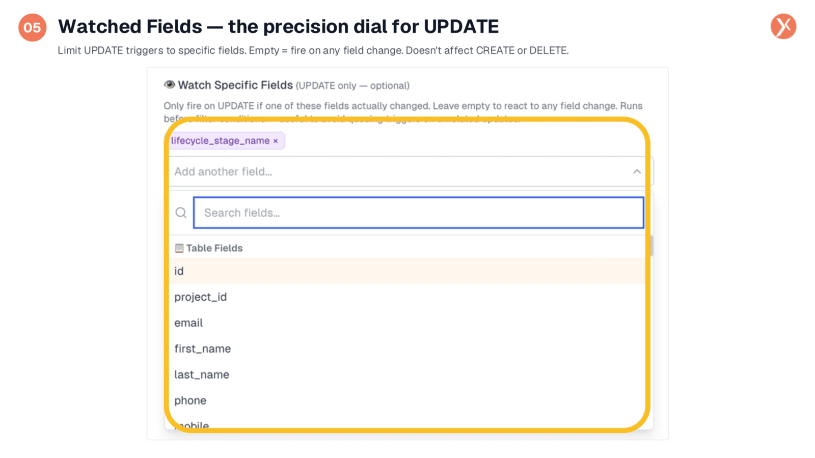 Applying Filter Conditions