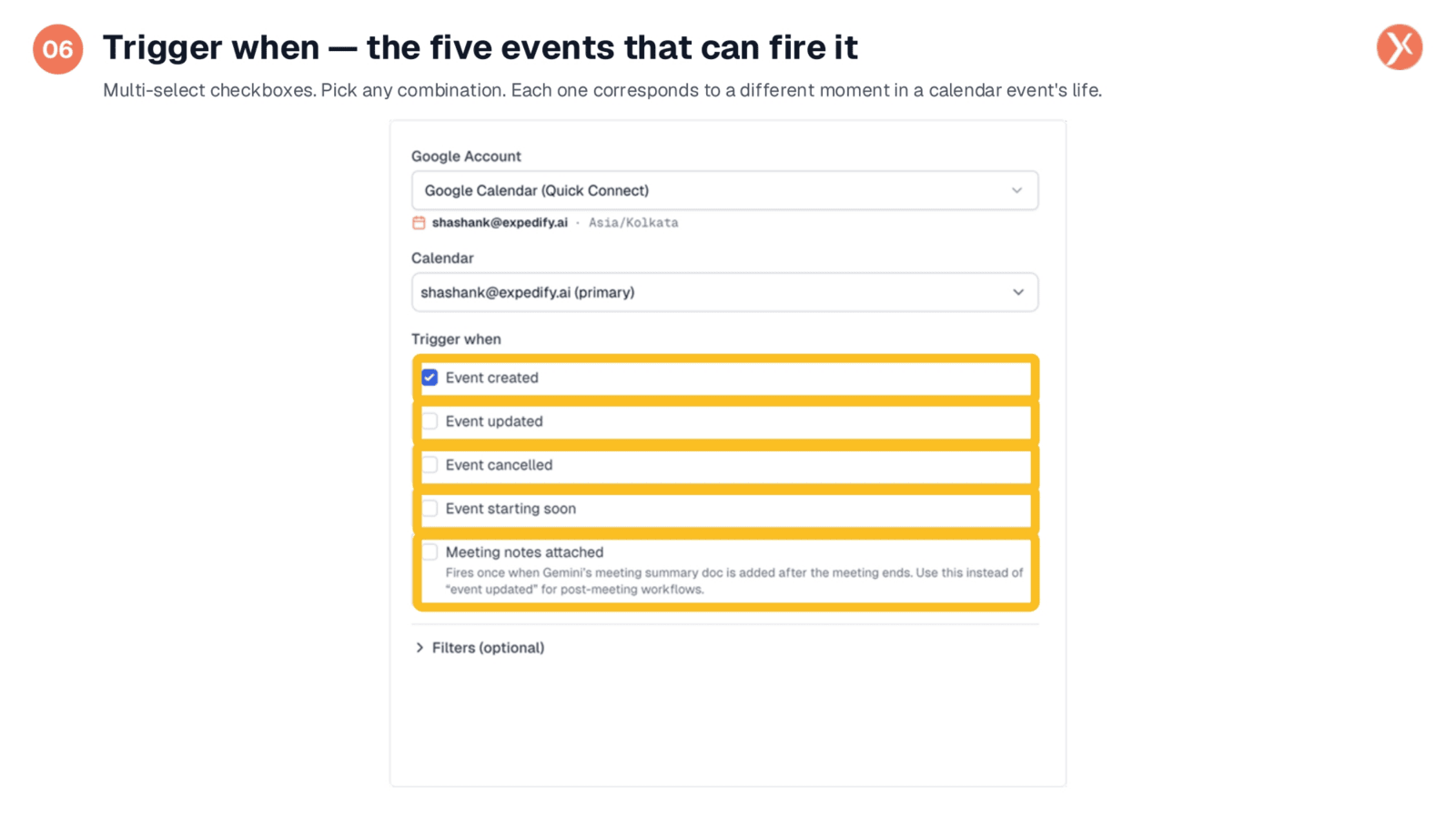 Trigger When: The Five Events That Can Fire It