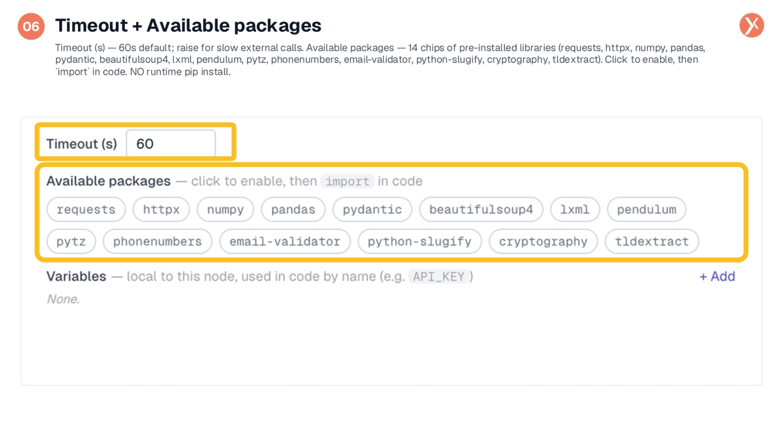 Timeout and Available Packages