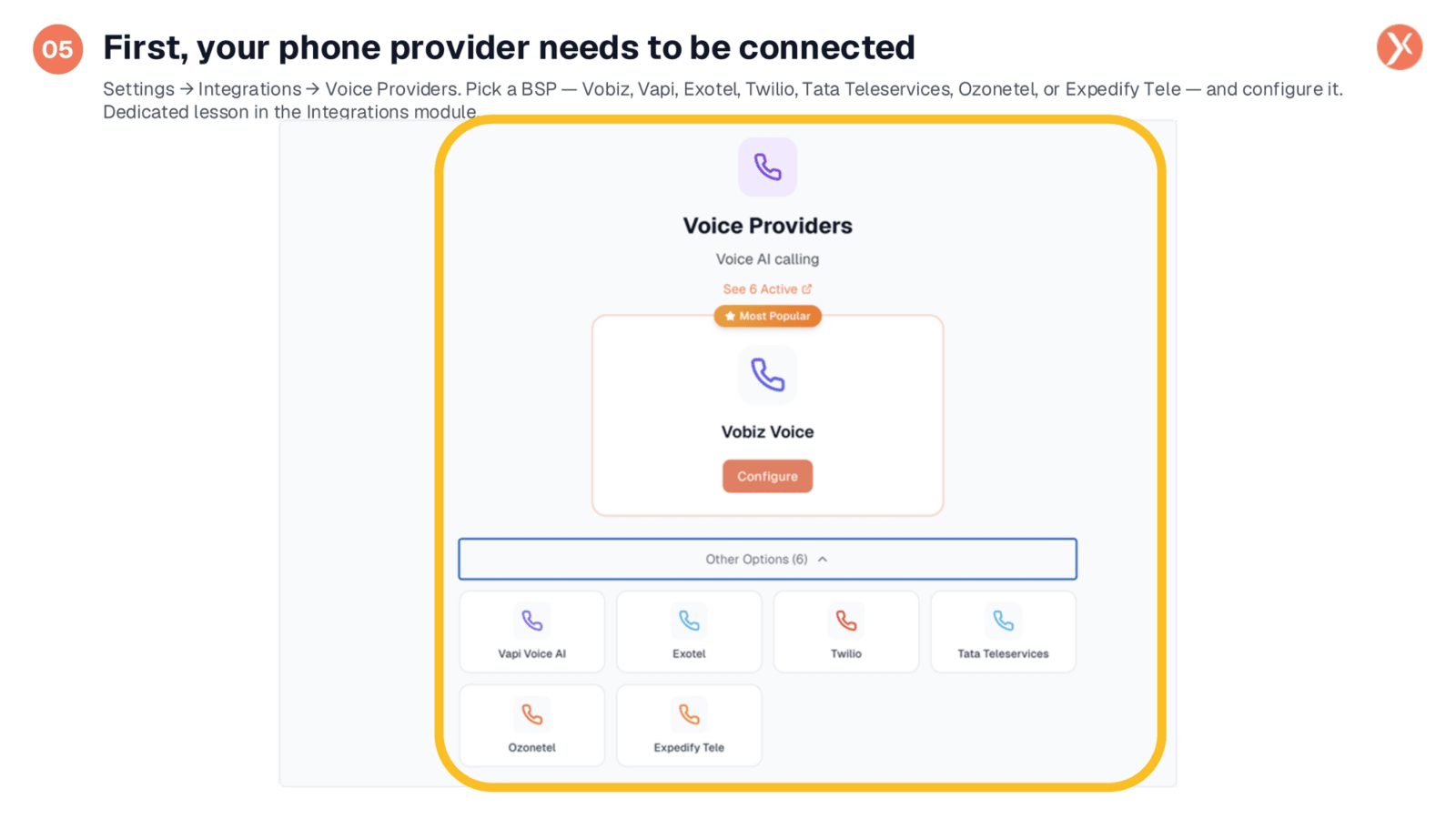Connecting Your Phone Provider