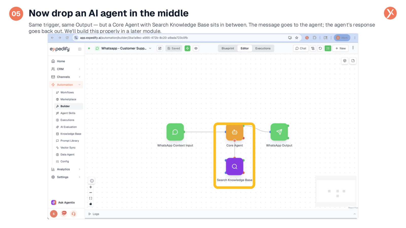 Integrating an AI Agent for Advanced Workflows