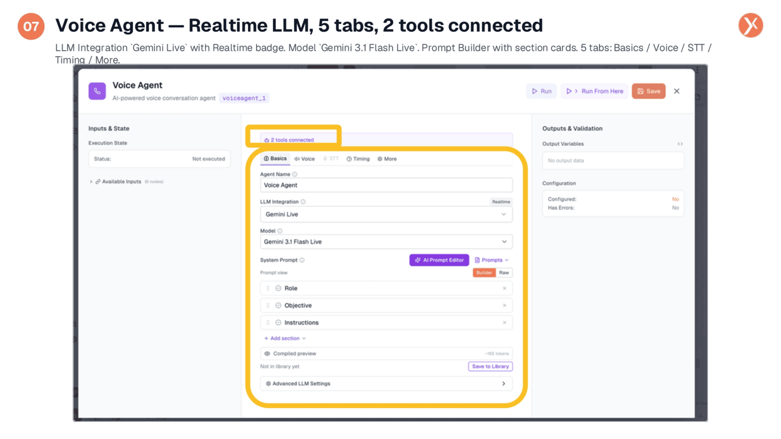 Voice Agent: Realtime LLM and Advanced Configuration