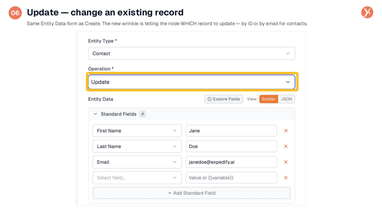 Updating Existing Records