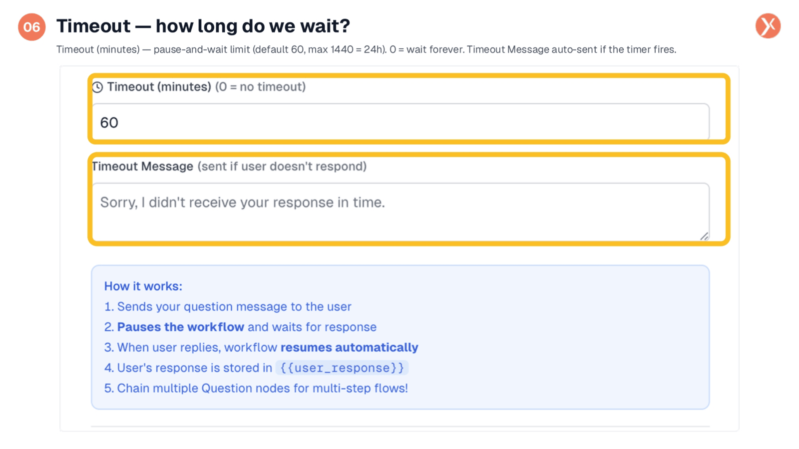 Setting the Workflow Timeout