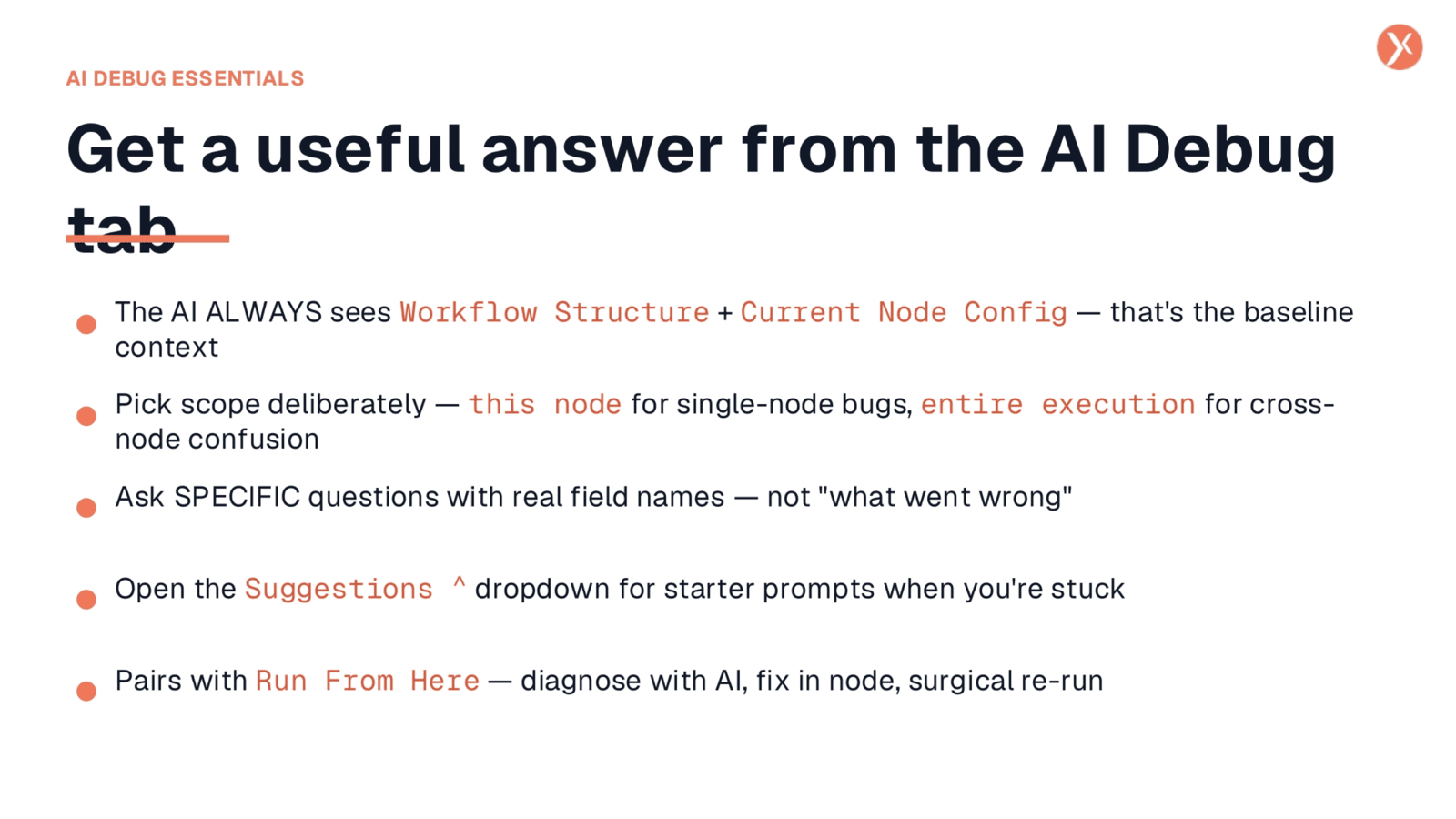 Essential Tips for AI Debug