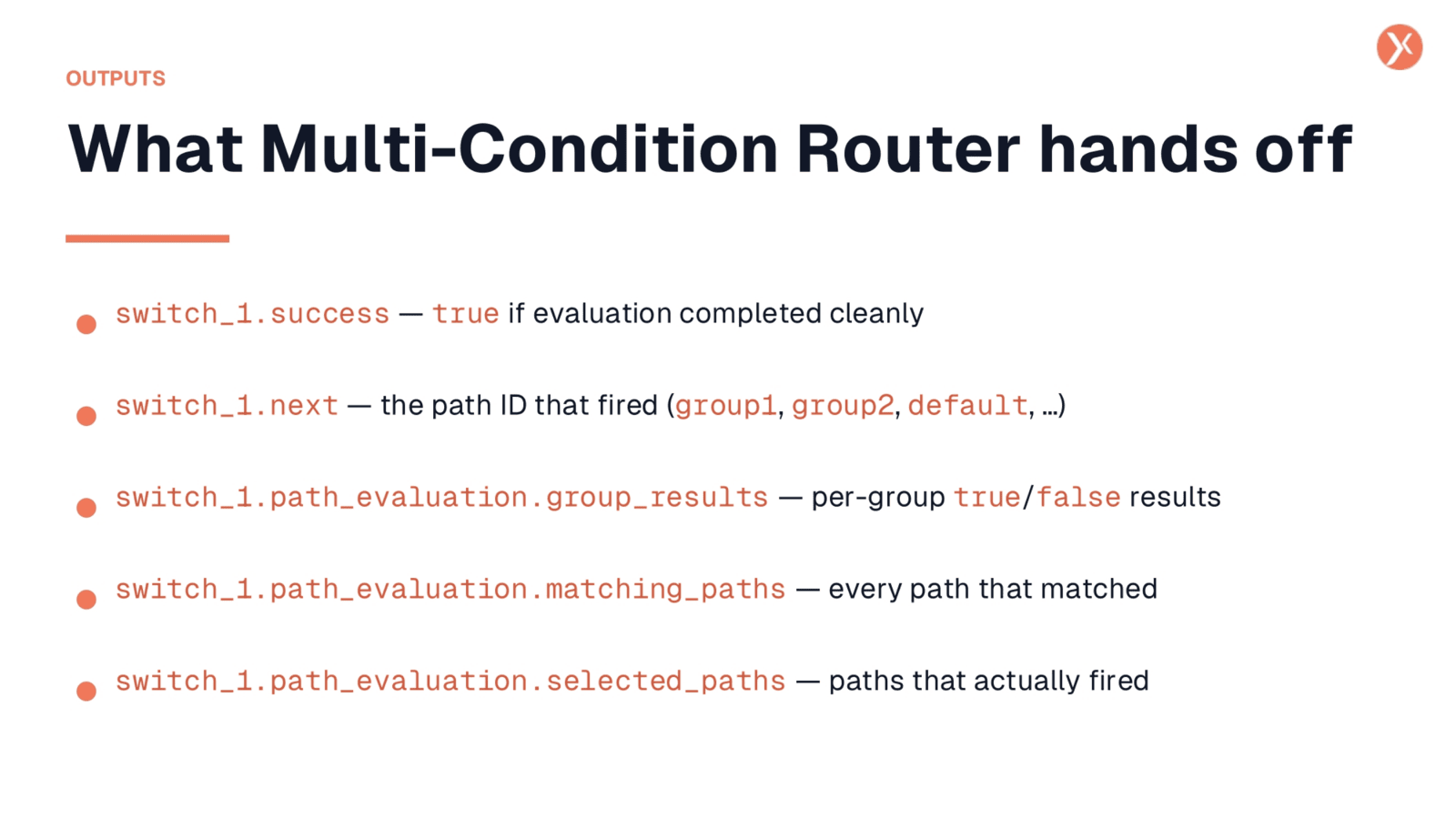 Multi-Condition Router Outputs