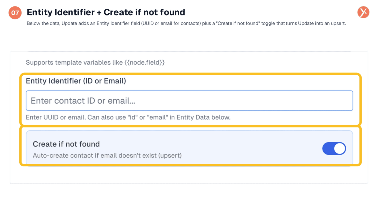Entity Identifier and Upsert Functionality
