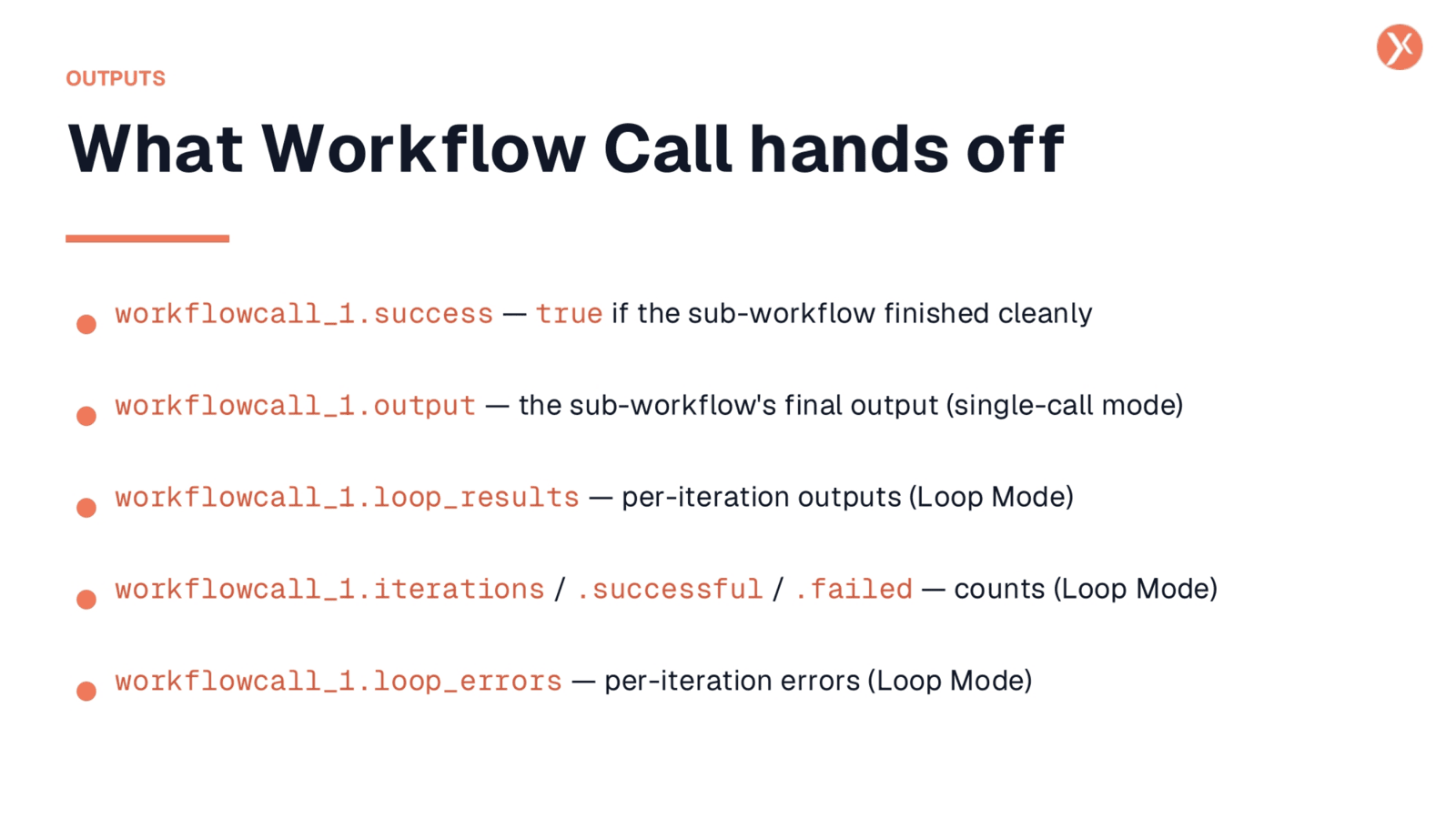 Workflow Call Outputs