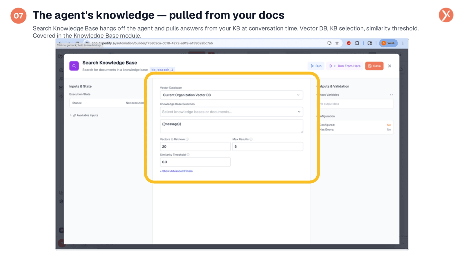 Agent Knowledge from Your Documents