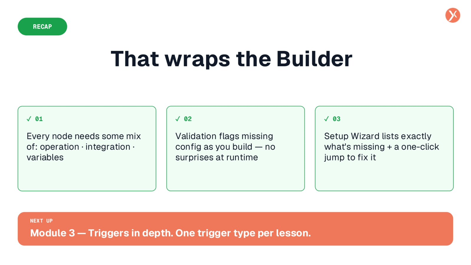 Builder Basics Recap and Next Steps
