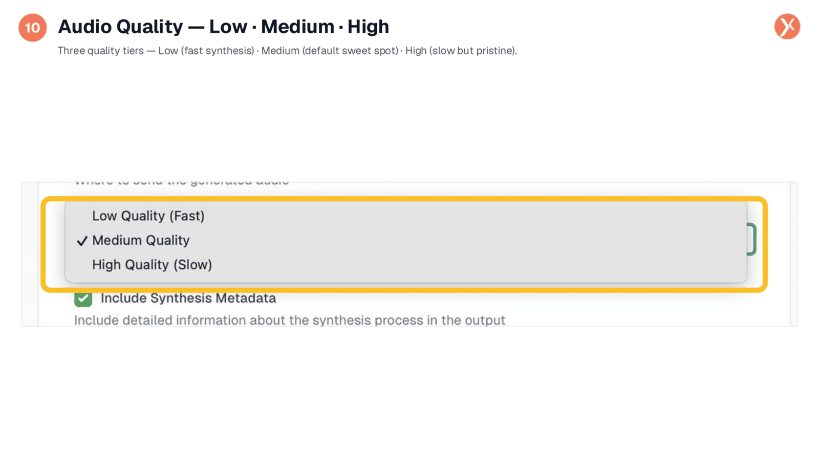 Audio Quality Tiers