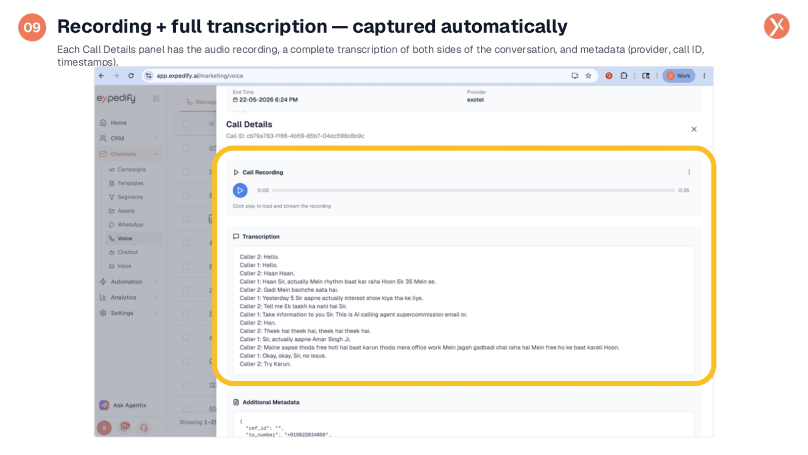 Automatic Recording and Transcription