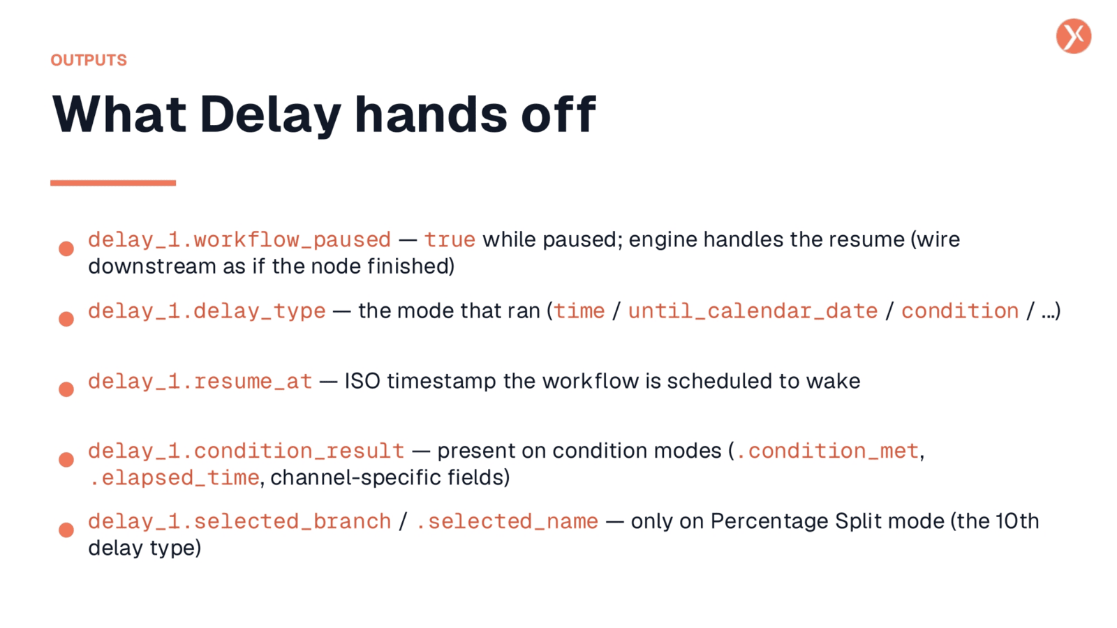 Understanding Delay Node Outputs