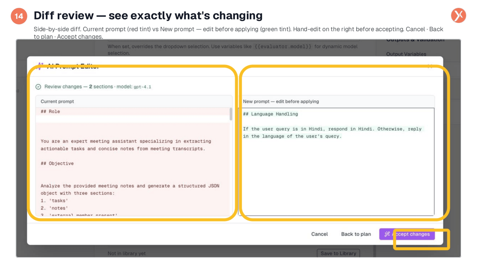 Diff Review: Visualizing Prompt Changes
